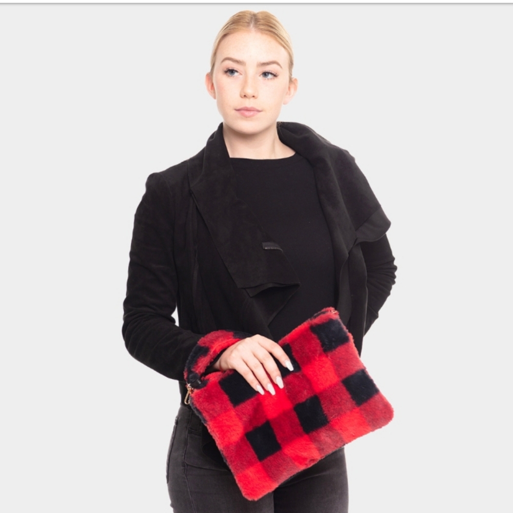 Buffalo Plaid Check Crossbody/Clutch